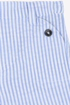 Erkek Bebek Çizgili Coton Şort