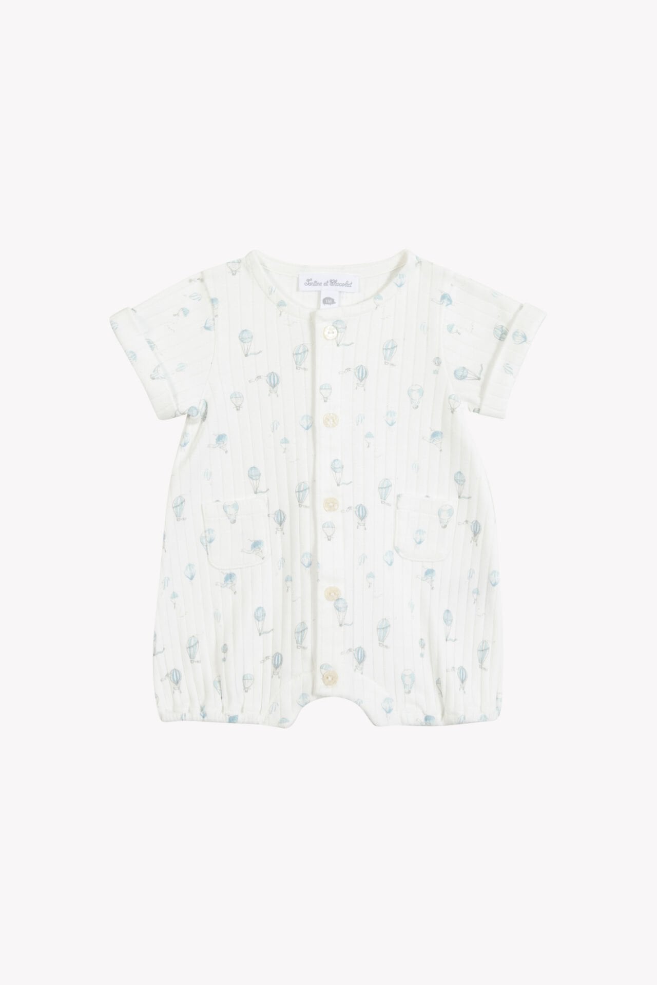 Erkek Bebek Şortlu Kısa Tulum