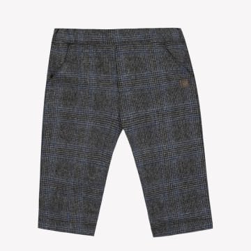 Erkek Bebek & Çocuk Cepli Kareli Pantalon