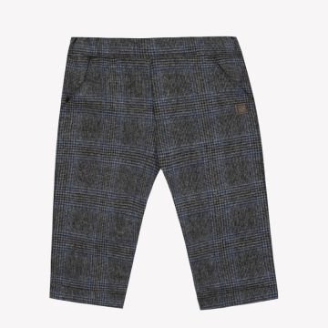 Erkek Bebek & Çocuk Cepli Kareli Pantalon