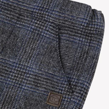 Erkek Bebek & Çocuk Cepli Kareli Pantalon