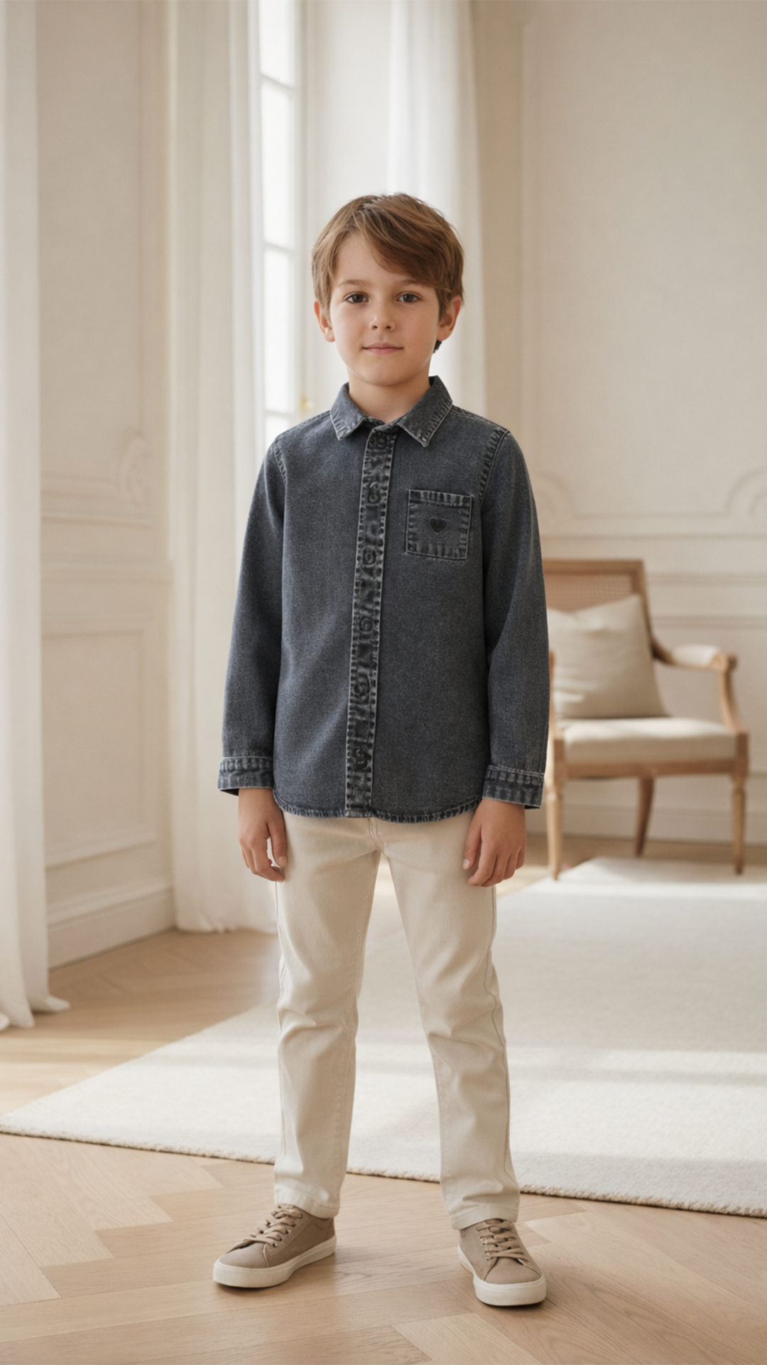 Jean Gömlek Erkek Çocuk
