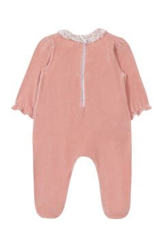 Kız Bebek Fistolu Kadife Tulum