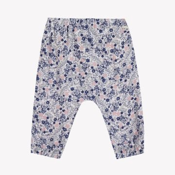 Kız Bebek Çiçek Desenli Rahat Pantalon