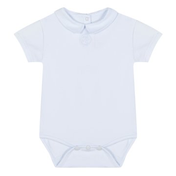 Erkek Bebek Keten Yakalı Body