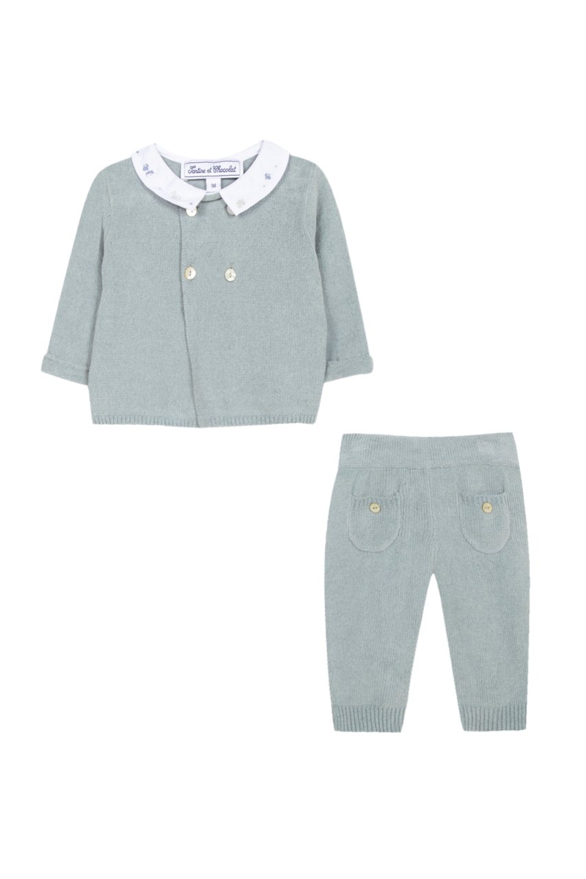 Erkek Bebek Triko Kazak+Pantalon