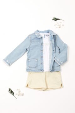 Kız Çocuk Denim Ceket