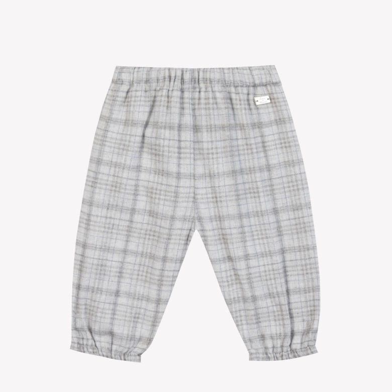 Erkek Bebek Ekoseli Pantalon