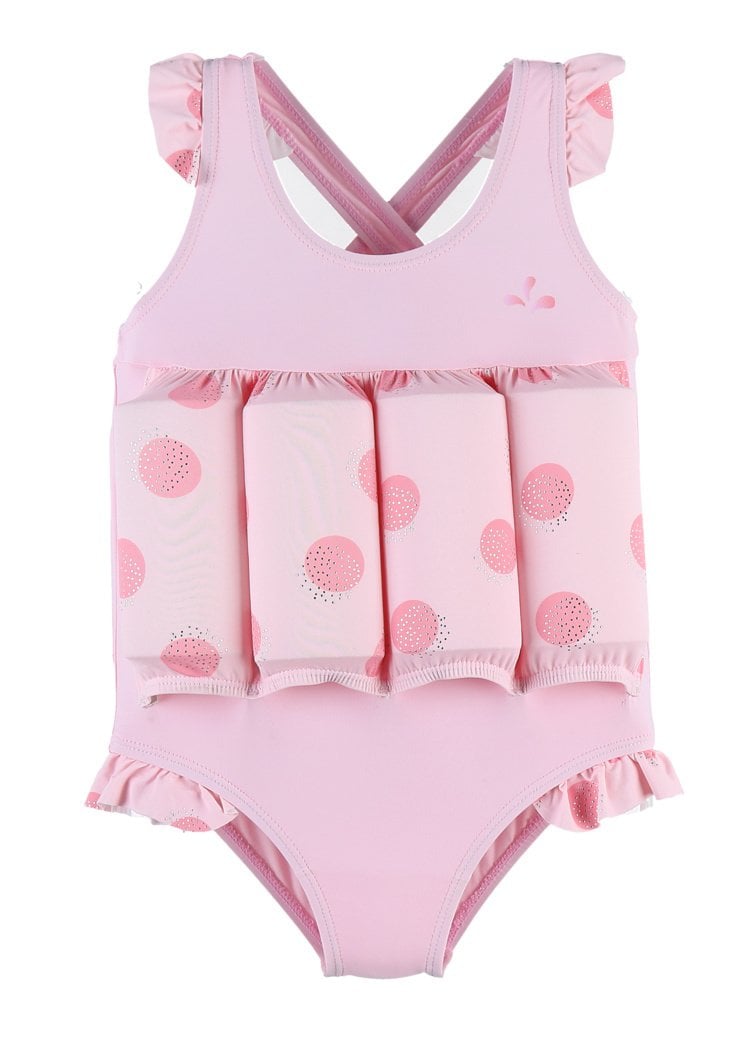 Kız Çocuk Yüzme Öğreten Mayo