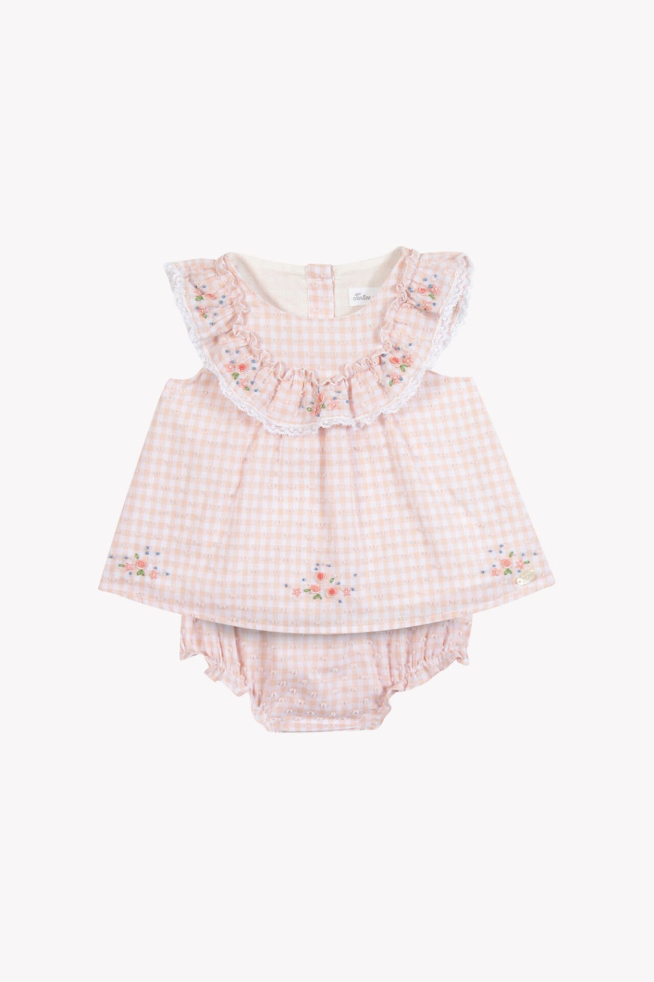 Kız Bebek Tunik + Bloomer Set