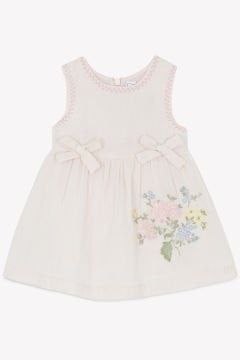 Kız Bebek Nakışlı Elbise