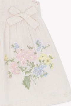 Kız Bebek Nakışlı Elbise