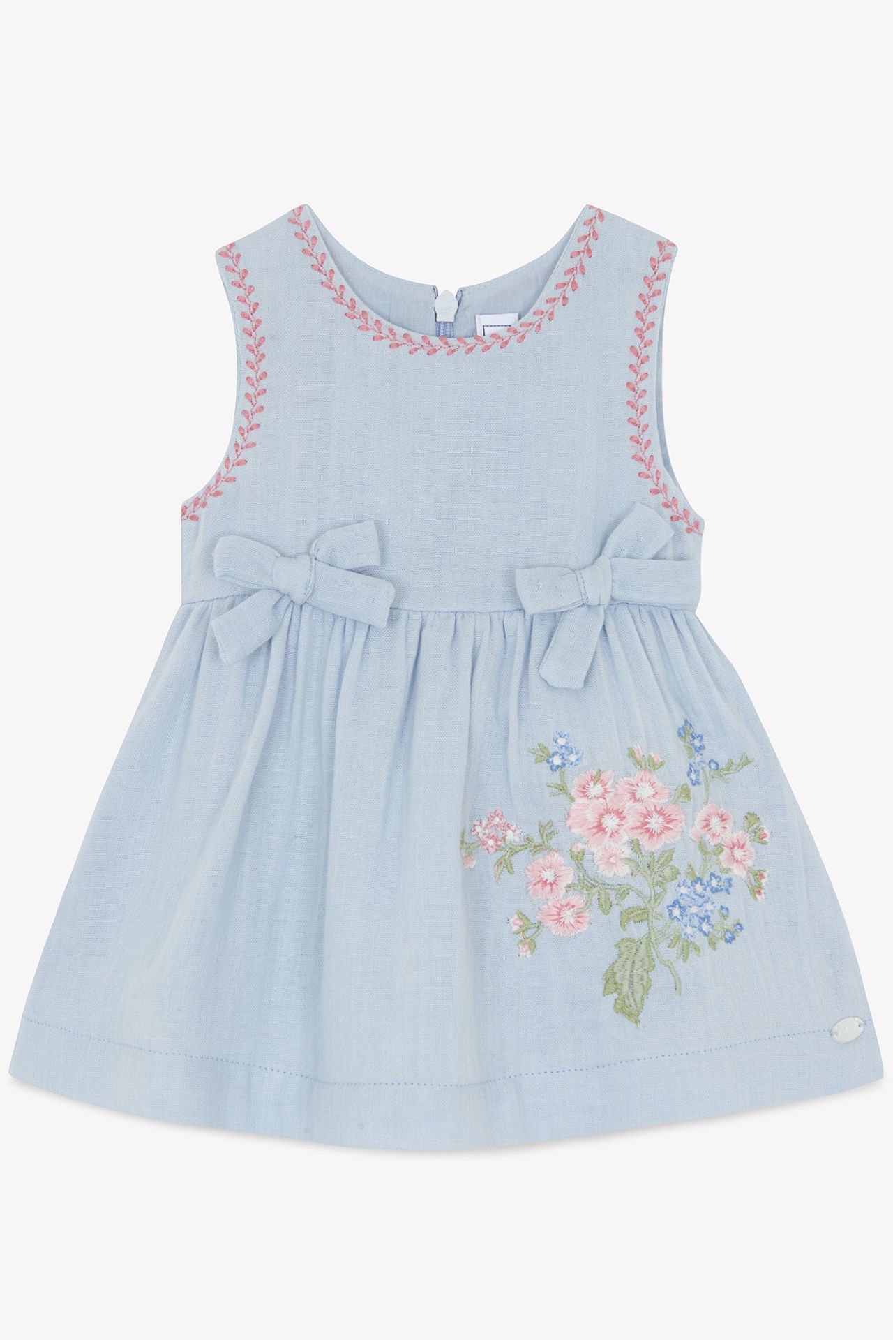 Kız Bebek Nakışlı Elbise