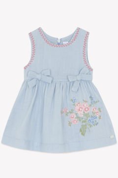 Kız Bebek Nakışlı Elbise