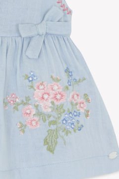 Kız Bebek Nakışlı Elbise