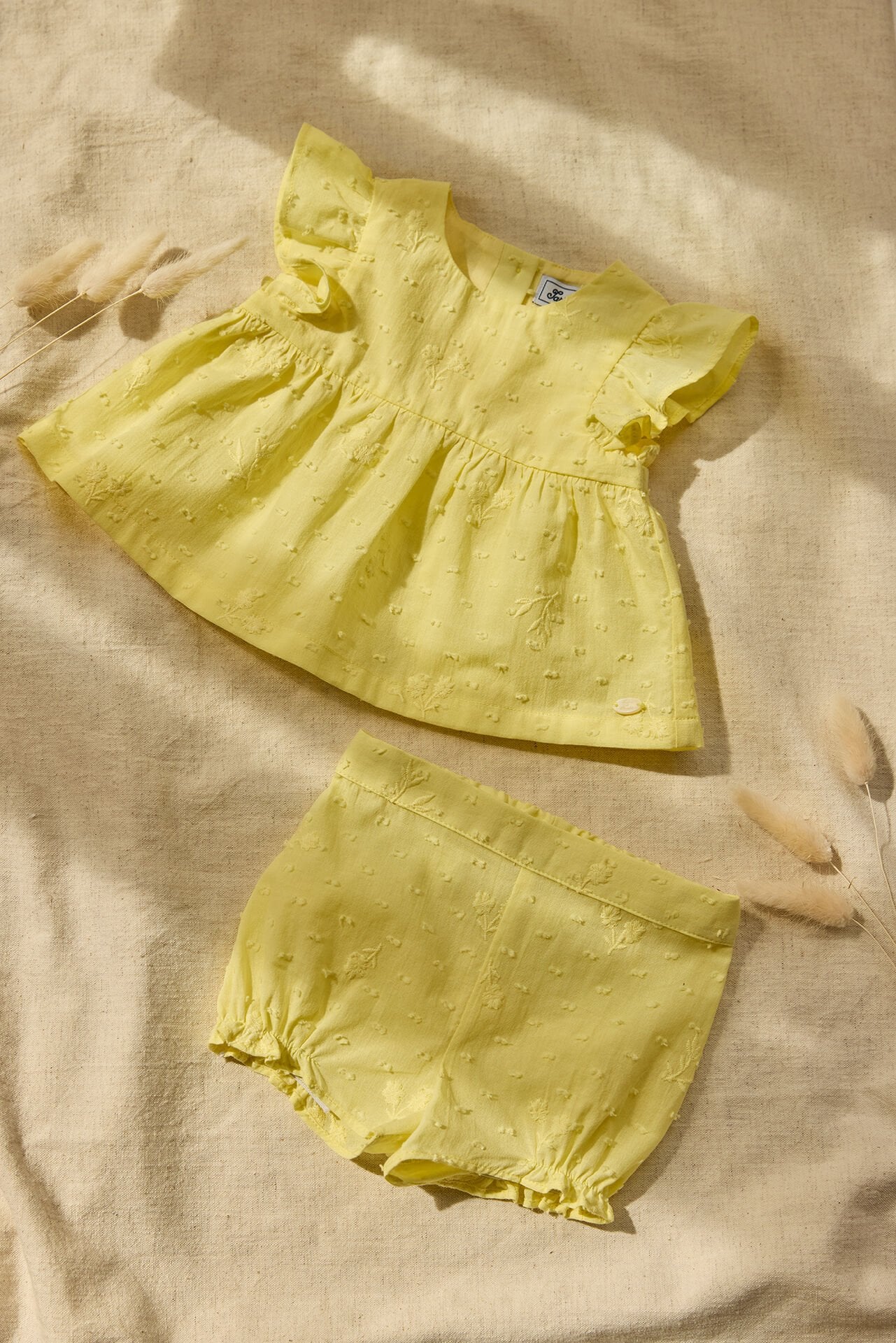 Kız Bebek Tunik + Şort Set