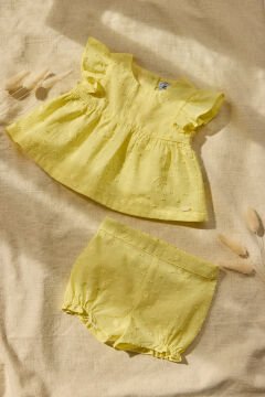 Kız Bebek Tunik + Şort Set