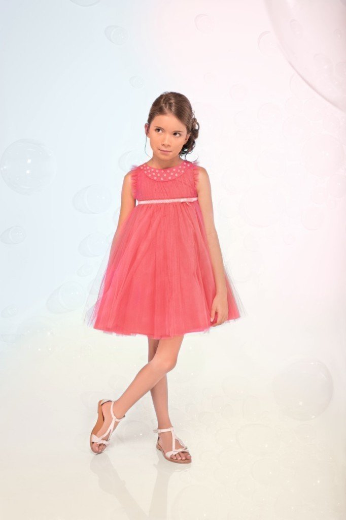 Kız Çocuk Tül Parti Elbisesi