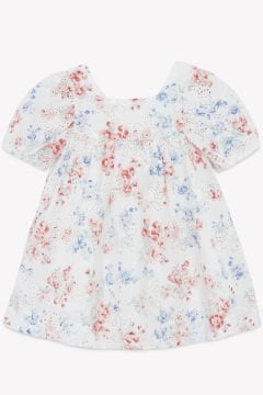 Kız Bebek Çiçek Desenli Elbise