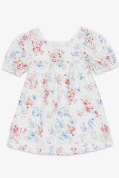 Kız Bebek Çiçek Desenli Elbise
