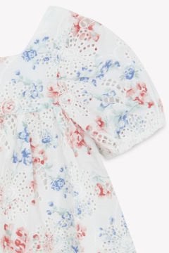 Kız Bebek Çiçek Desenli Elbise