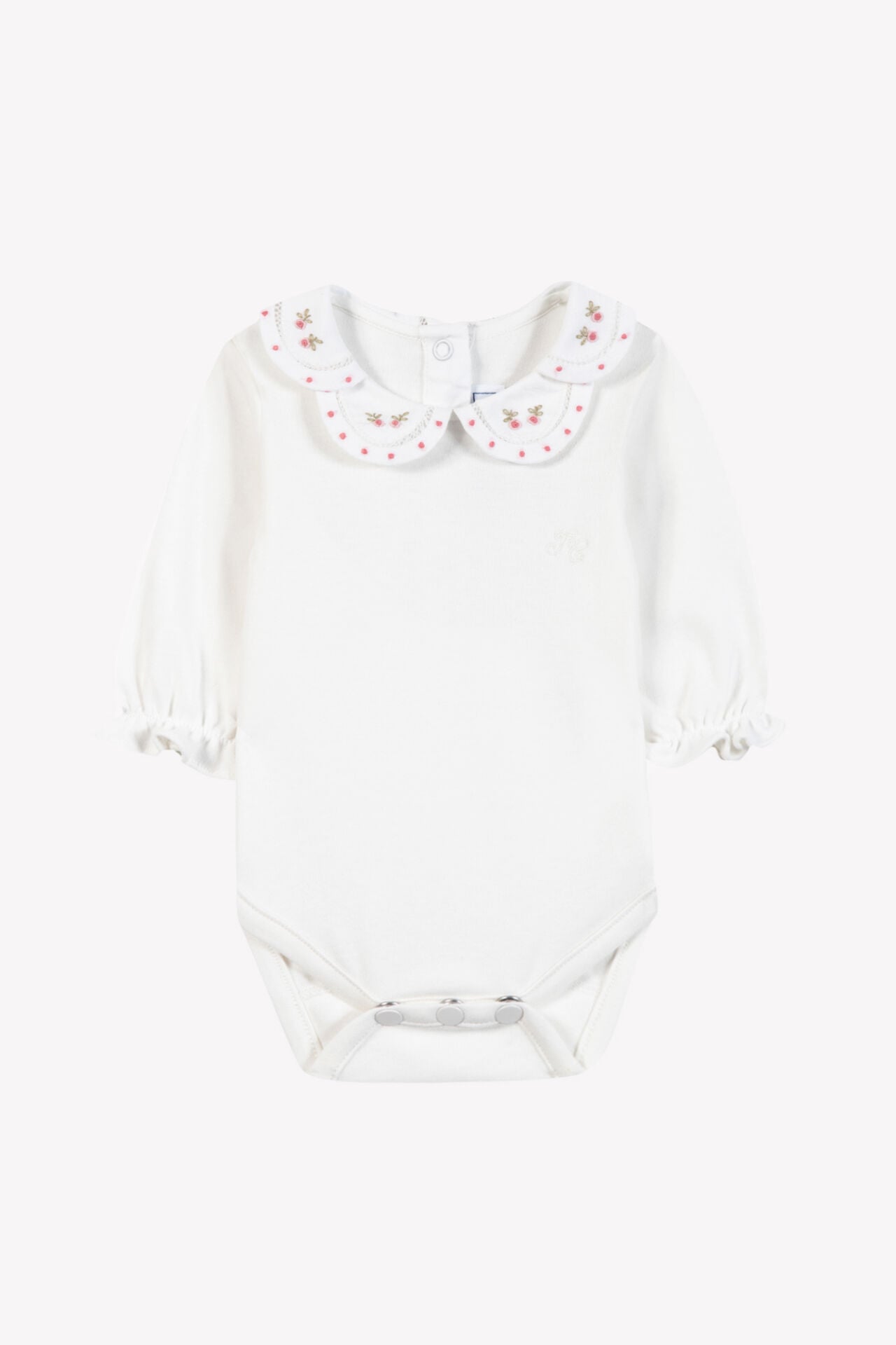 Kız Bebek Nakışlı Body