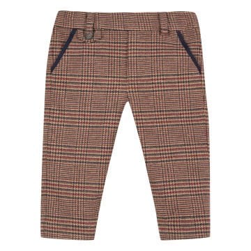 Erkek Çocuk Kareli Pantalon