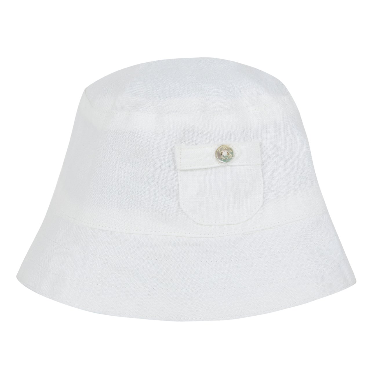 Erkek Bebek Keten Şapka