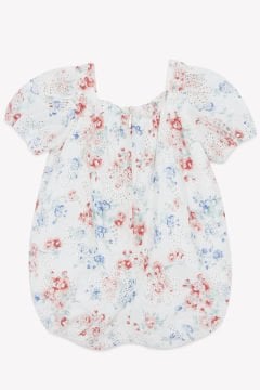 Kız Bebek Şortlu Kısa Tulum