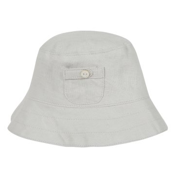 Erkek Bebek Keten Şapka