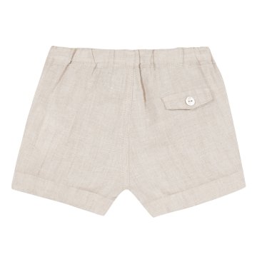 Erkek Bebek Keten Şort