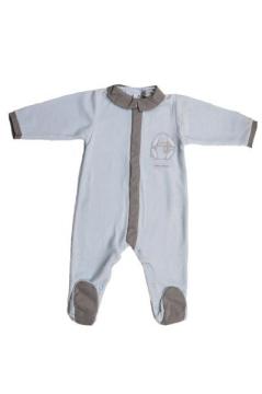 Erkek Bebek Kadife Tulum