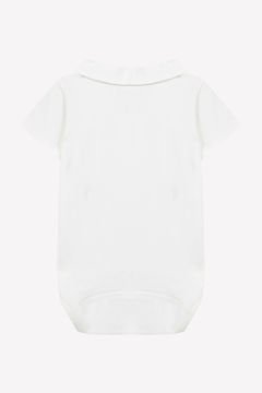 Erkek Bebek Kısa kollu Nakışlı Body