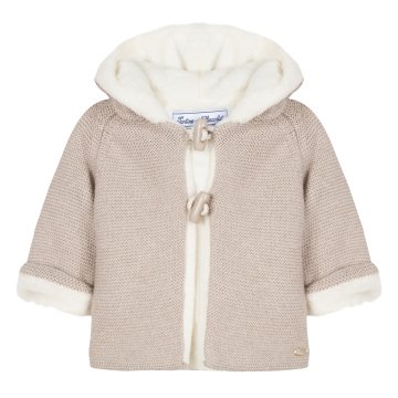 Bebek Muflonlu Triko Manto