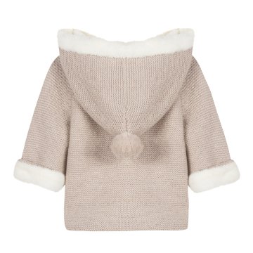 Bebek Muflonlu Triko Manto