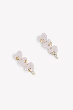 Kız Çocuk Pembe Kalp Toka