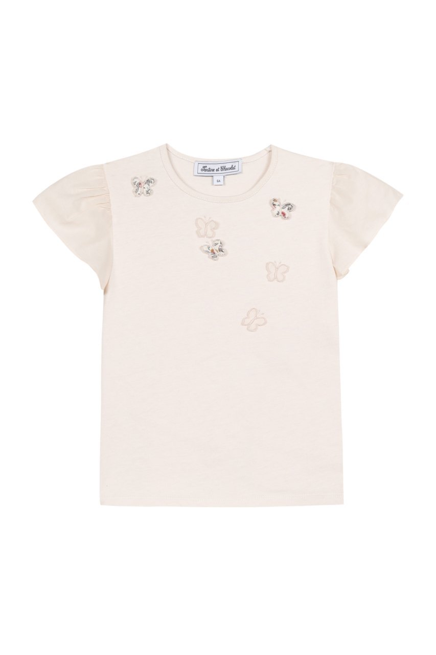 Kız Çocuk Kelebekli T-Shirt