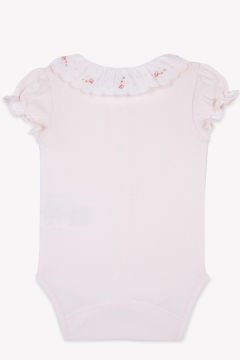 Kız Bebek Kısa kollu Nakışlı Body