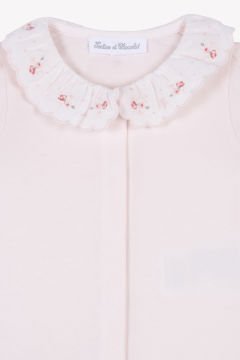 Kız Bebek Kısa kollu Nakışlı Body