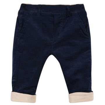 Erkek Bebek Çift Taraflı Kadife Pantalon