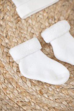 Organik Pamuktan Bebek Hastane Çıkış Seti