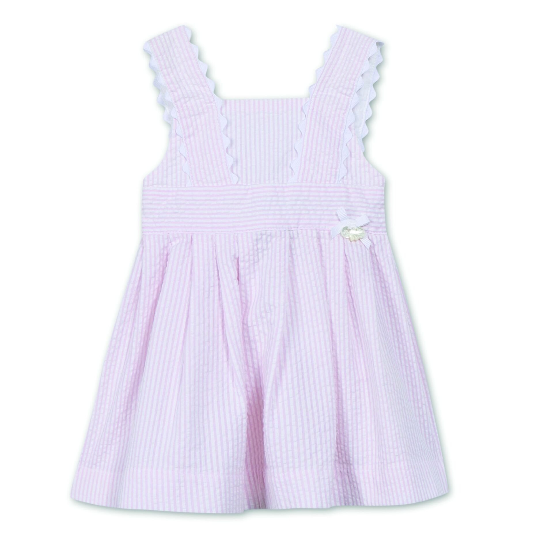 Kız Bebek Pembe Askılı Elbise