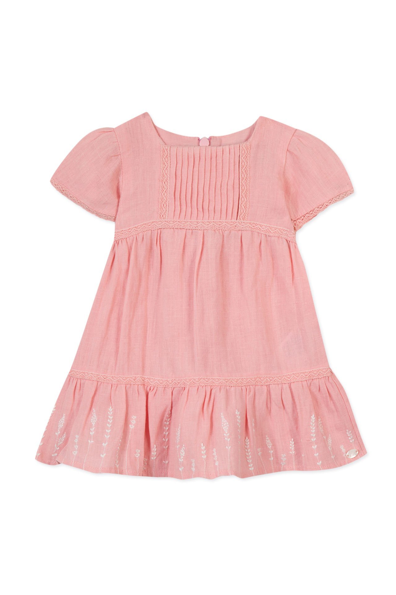 Kız Bebek Keten Elbise