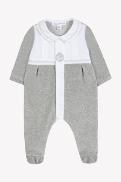 Erkek Bebek Kadife Tulum