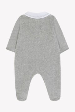 Erkek Bebek Kadife Tulum