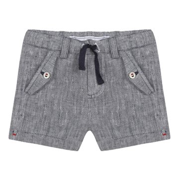 Erkek Bebek Keten Şort