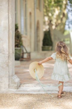 Kız Çocuk Keten Elbise