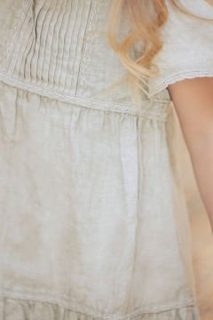 Kız Çocuk Keten Elbise