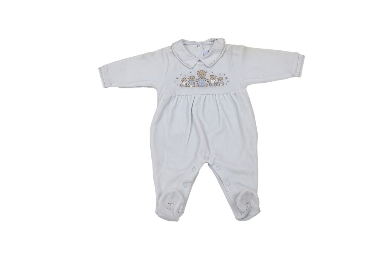 Erkek Bebek Kadife Tulum