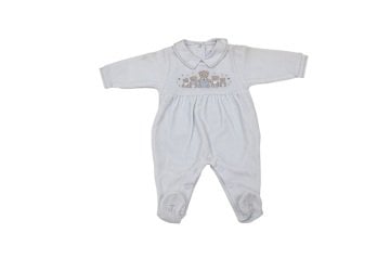 Erkek Bebek Kadife Tulum